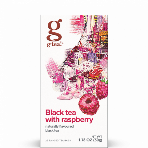BLACK TEA WITH RASPBERRY