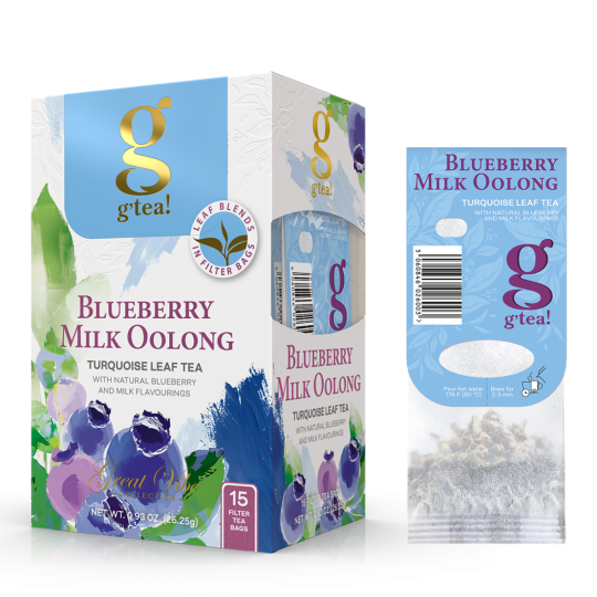 BLUEBERRY MILK OOLONG in filter bags